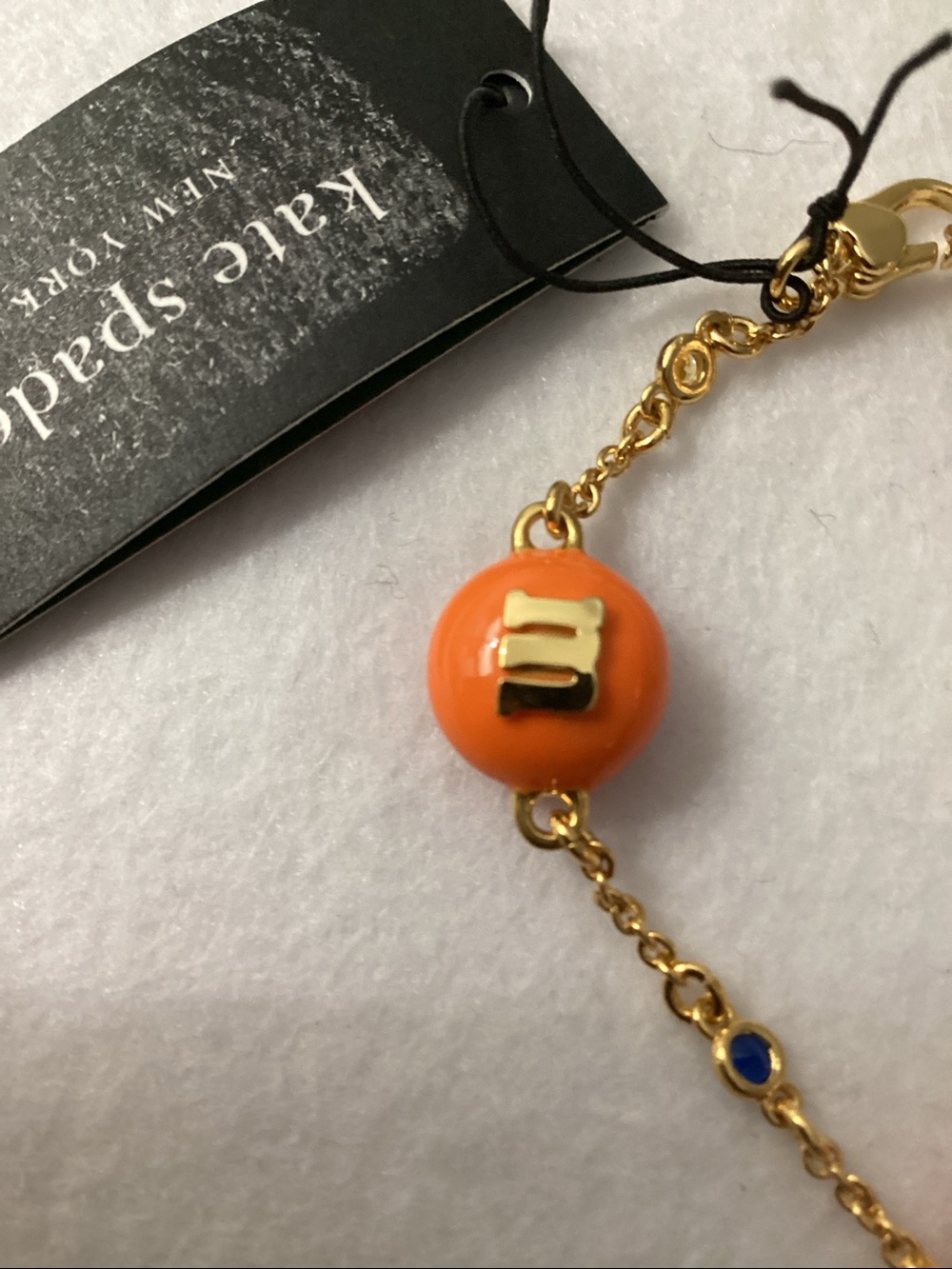 Kate Spade x M&M Gold-Tone Multicolor M&M Flex Bracelet - Picture 7 of 9
